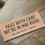 FELDON SHELTER PASS WITH CARE sticker