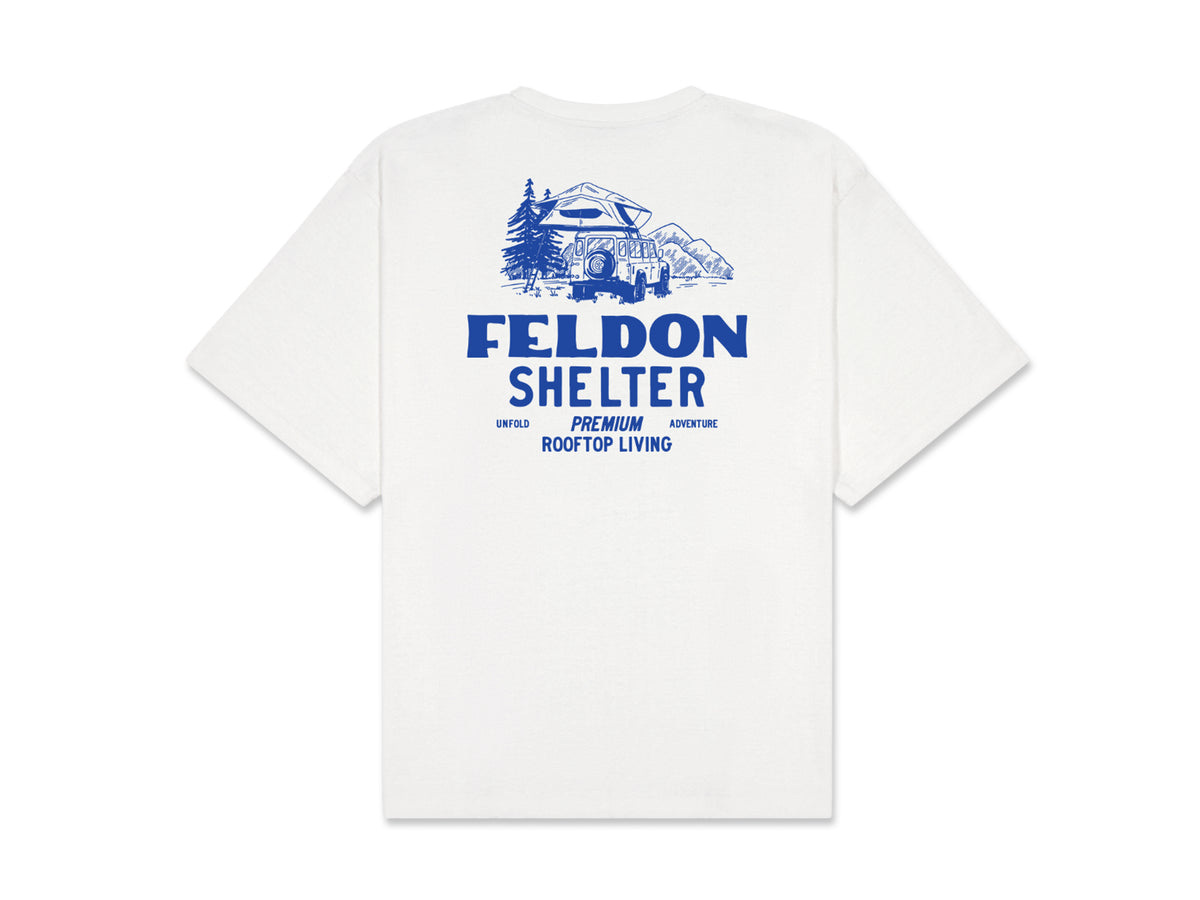 FELDON SHELTER-PREMIUM TEEフェルドンシェルター×グッドリッズコラボT 