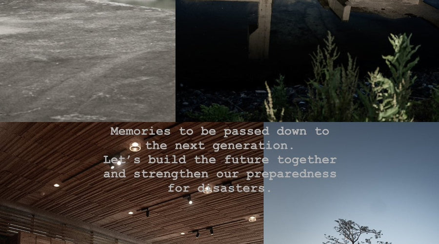Let's build the future together and strengthen disaster preparedness. The places we encounter will become guideposts to the future.