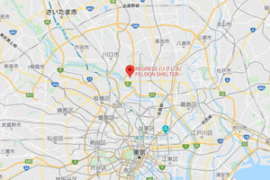 REGRESSの所在地map
