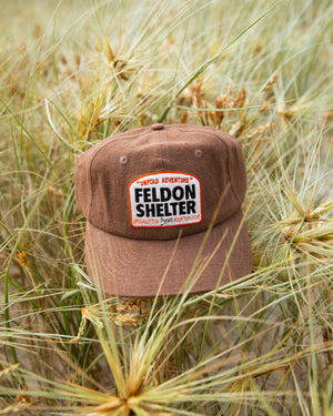 -Feldon Shelter-<br> Unfold Cap Brown 