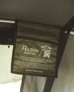 -Feldon Shelter-<br>クロウズネスト ルーフトップテント<br>エクステンドサイズ グリーンデモカー特価