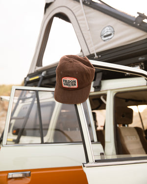 -Feldon Shelter-<br> Unfold Cap Brown 