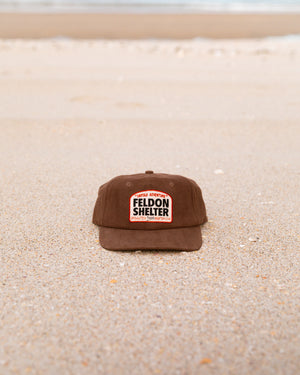 -Feldon Shelter-<br> Unfold Cap Brown 