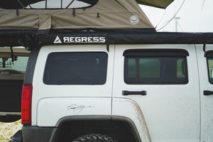 -REGRESS-リグレス<br>カーサイドタープ(オーニング)テント<br>グリーンデモカー使用特価