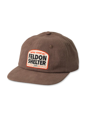 -Feldon Shelter-<br> Unfold Cap Brown 