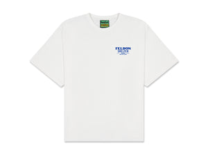 -FELDON SHELTER-<br> PREMIUM TEE<br> Feldon Shelter x Goodreads collaboration T-shirt 