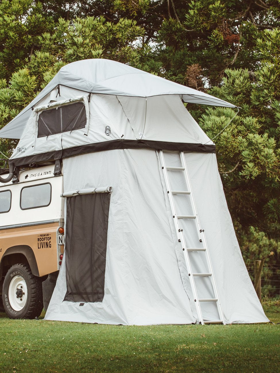feldon shelter roof top tent -Feldon Shelter- Crow's Nest Regular Size Bonus Room (Roof Tent Expansion Room) Coal Black