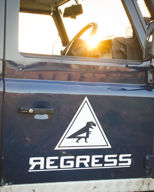 Regress logo sticker