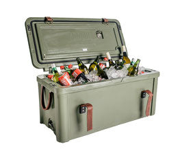 -ROUGE ICE COOLERS-75Lローグアイスクーラー キャンバスシート75L Rogue Ice Cooler With Canvas  Seat(未使用天面傷あり)